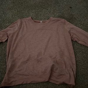 size 14 long sleeve swiftly tech raspberry cream